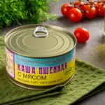 Каша пшенная с кониной