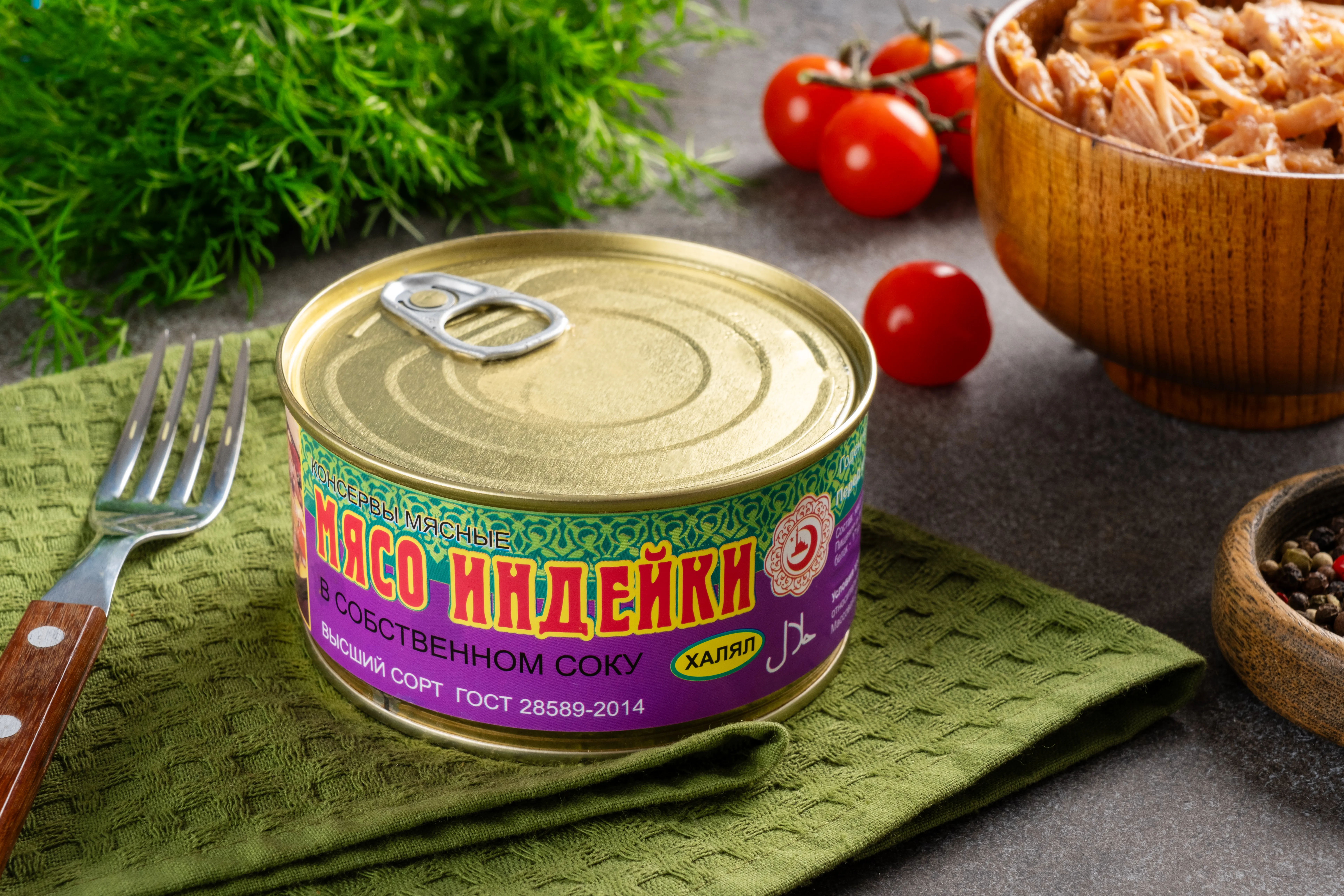 101 Мясо индейки в собственном соку в/c — изображение 1