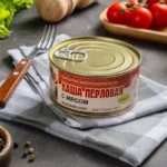 Каша перловая с кониной